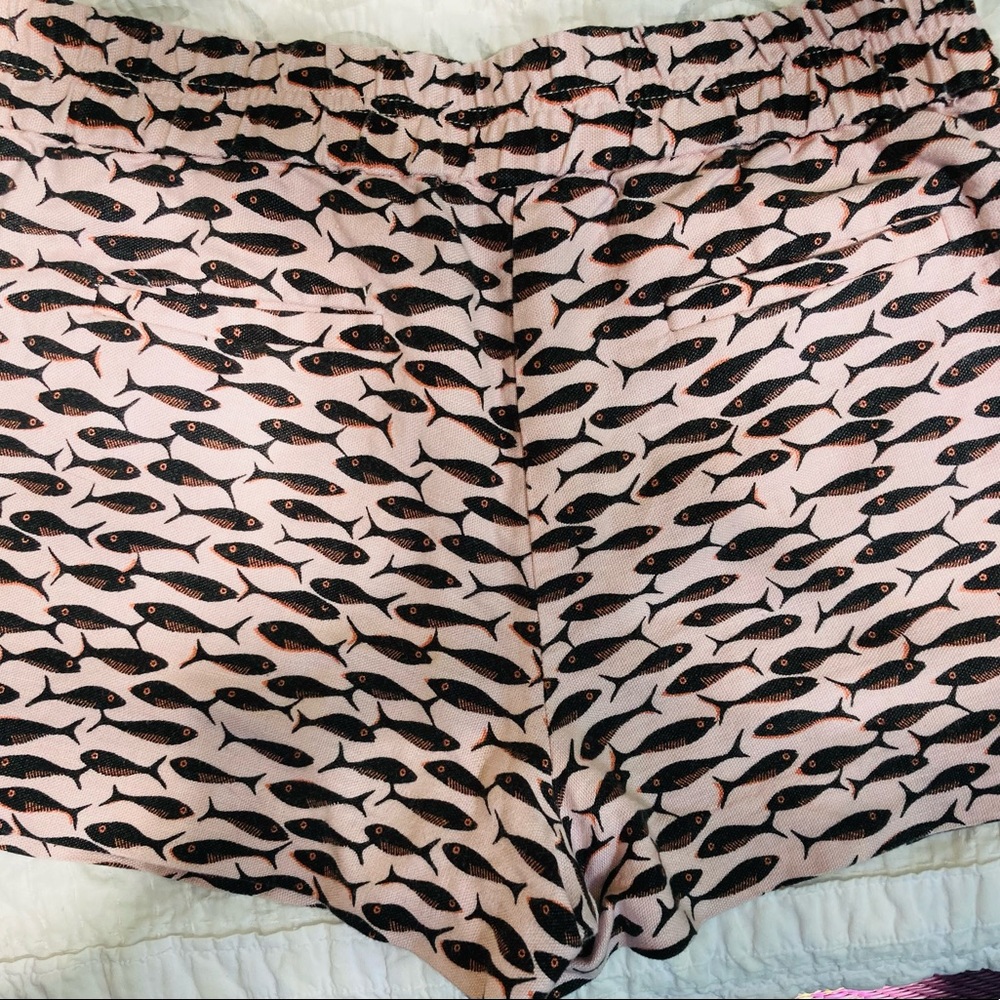J.Crew linen blend Fish Shorts